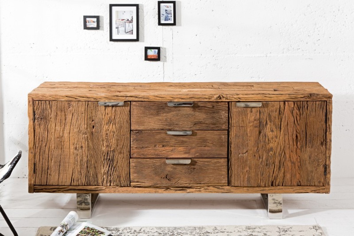 Luxus Hotel Kommode von Casa Padrino Barock Casa Padrino Luxus Sideboard - Fernsehschrank - Kommode - Handgefertigt aus Massivholz!