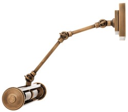Casa Padrino applique murale de luxe laiton antique 30 x 34 x H. 21 cm - Mobilier d'hôtel