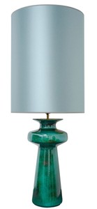 Casa Padrino lampe de table de luxe en céramique vert / turquoise 45 x H. 117 cm - Qualité Luxe