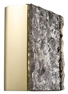 Casa Padrino Hotel Restaurant Wandleuchte Gold 24 x 12,5 x H. 23 cm - Luxus Möbel