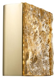Casa Padrino Hotel Restaurant Wall Lamp Gold 24 x 12.5 x H. 23 cm - Luxury Furniture