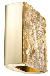 Casa Padrino Hotel Restaurant Wall Lamp Gold 24 x 12.5 x H. 23 cm - Luxury Furniture