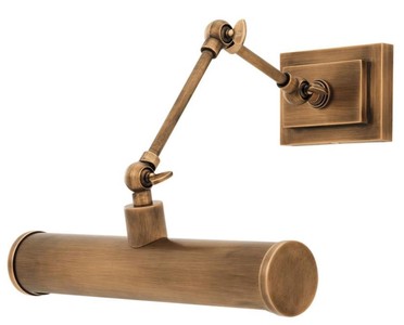 Casa Padrino lampada da parete per hotel di lusso ottone anticato 28,5 x 24 x H. 20 cm - Arredo Hotel