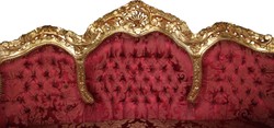 Casa Padrino Canapé 3 places Baroque Lord motif Baroque Bordeaux / Or - Canapé Lounge de luxe 211 x 130 x 85 cm Casa Padrino Canapé 3 places Baroque Lord motif Baroque Bordeaux / Or - Canapé Lounge de luxe 211 x 130 x 85 cm