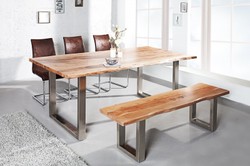 casa padrino designer sitzbank aus massivem Akazienholz