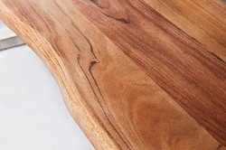 casa padrino designer sitzbank aus massivem Akazienholz