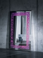 Casa Padrino specchio di lusso con luce e telecomando 107 x H. 182 cm - Qualità di Lusso