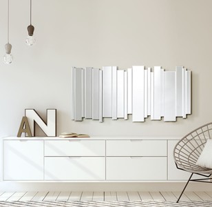 Casa Padrino Luxus Wandspiegel 70 x H. 150 cm - Designer Spiegel