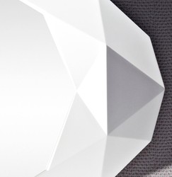Casa Padrino miroir d'hôtel design blanc mat 93 x H. 152 cm - Mobilier d'hôtel