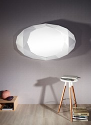 Casa Padrino miroir d'hôtel design blanc mat 93 x H. 152 cm - Mobilier d'hôtel
