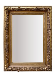 Luxus Hotel Spiegel Casa Padrino Barock Wandspiegel Gold Höhe 150 cm, Breite 90 cm - Edel & Prunkvoll