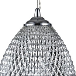 Casa Padrino luxury pendant lamp silver Ø 22 x H. 15.5 cm - Luxury Living Room Furniture