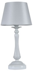 Casa Padrino baroque style table lamp high gloss white Ø 23 x H. 48 cm - Art Nouveau Furniture