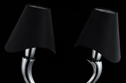 Casa Padrino lampe de table de luxe en argent 37 x 17 x H. 46 cm - Mobilier d'hôtel Design