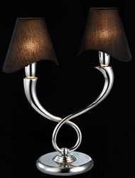 Casa Padrino lampe de table de luxe en argent 37 x 17 x H. 46 cm - Mobilier d'hôtel Design