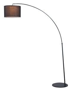 Casa Padrino luxury living room floor lamp black 40 x 140 x H. 210 cm - Living Room Furniture