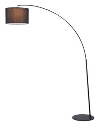 Casa Padrino luxury living room floor lamp black 40 x 140 x H. 210 cm - Living Room Furniture