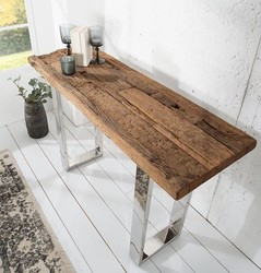 Casa Padrino Art Deco luxury console solid wood 120 x 80 x h. 40 cm - console table - secretary console - telephone table - hotel furniture