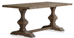 Casa Padrino luxury solid wood dining table natural colors - Dining Furniture