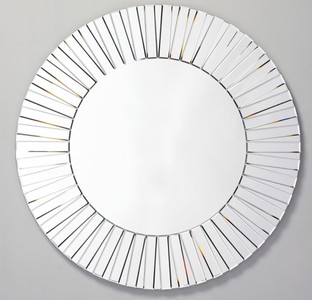 Casa Padrino Luxus Spiegel Ø 80 cm - Luxus Wohnzimmer Möbel