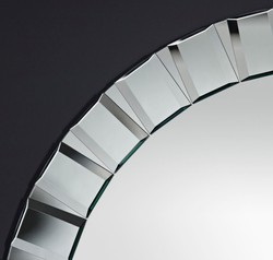 Casa Padrino miroir mural Ø 100 cm - Accessoires de Salon de Luxe