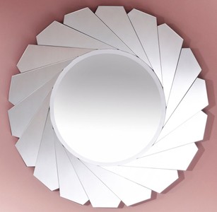 Casa Padrino miroir mural Ø 89 cm - Accessoires de Salon de Luxe