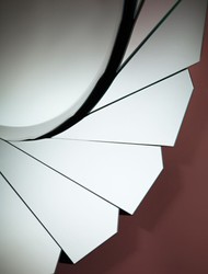 Casa Padrino miroir mural Ø 89 cm - Accessoires de Salon de Luxe