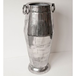 Casa Padrino Vase Jugendstil Art Deco Rustikal Metall Aluminium Alu Casa Padrino Vase Jugendstil Art Deco Rustikal Metall Aluminium Alu