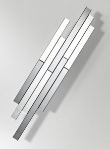 Casa Padrino Designer Spiegel / Wandspiegel 23 x H. 110 cm - Designer Kollektion