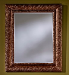 Casa Padrino espejo de pared de diseño de lujo color cobre 116 x H. 140 cm - Muebles de Hotel y Accesorios