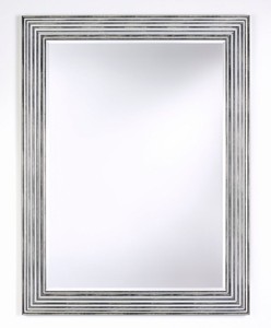 Casa Padrino luxury living room mirror silver / black 93 x H. 122 cm - Living Room Accessories Casa Padrino luxury living room mirror silver / black 93 x H. 122 cm - Living Room Accessories