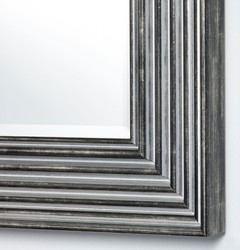 Casa Padrino Luxus Wandspiegel Ronda Dark XL silber schwarz wandspiegel, luxus wandspiegel, luxus spiegel, art deko, art deko spiegel, luxus spiegel, designer spiegel, casa padrino spiegel, hotel möbel, luxus möbel