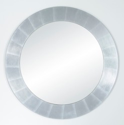 Casa Padrino specchio soggiorno argento Ø 110 cm - Collezione di Lusso Casa Padrino specchio soggiorno argento Ø 110 cm - Collezione di Lusso