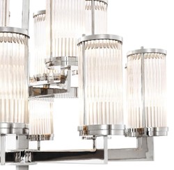 Casa Padrino Luxury Chandelier Silver 75.5 x H. 73 cm - Hotel Restaurant Furniture
