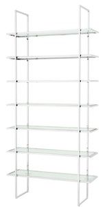 Casa Padrino armario de estantería de lujo plata 120,5 x 40 x H. 253 cm - Muebles de Lujo