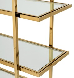 Casa Padrino luxury shelf cabinet gold 120.5 x 40 x H. 253 cm - Luxury Furniture