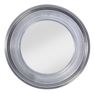 Casa Padrino Luxus Spiegel Classic Round Silber wandspiegel, luxus wandspiegel, luxus spiegel, art deko, art deko spiegel, luxus spiegel, designer spiegel, casa padrino spiegel, hotel möbel, luxus möbel