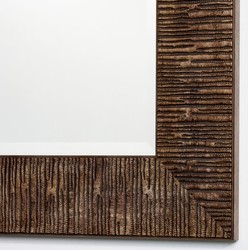 Casa Padrino specchio soggiorno in bronzo 85 x H. 185 cm - Accessori di Lusso Casa Padrino specchio soggiorno in bronzo 85 x H. 185 cm - Accessori di Lusso