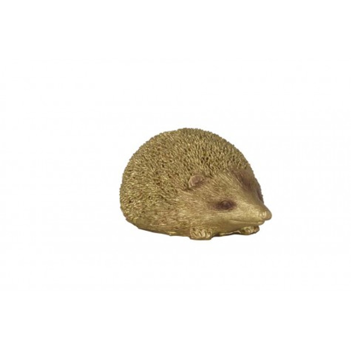Casa Padrino Igel Dekorationsfigur - Gold - 13 cm x 8,5 cm x 6 cm - Exklusive Deko-Objekte