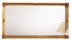 Casa Padrino baroque style wall mirror gold 185 x H. 100 cm - Hotel & Restaurant Furniture Casa Padrino baroque style wall mirror gold 185 x H. 100 cm - Hotel & Restaurant Furniture