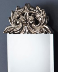 Casa Padrino Baroque Mirror Silver 15 x H. 124 cm - Baroque Style Furniture & Accessories