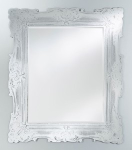 Casa Padrino Baroque Mirror Antique White 106 x H. 125 cm - Noble and Sumptuous