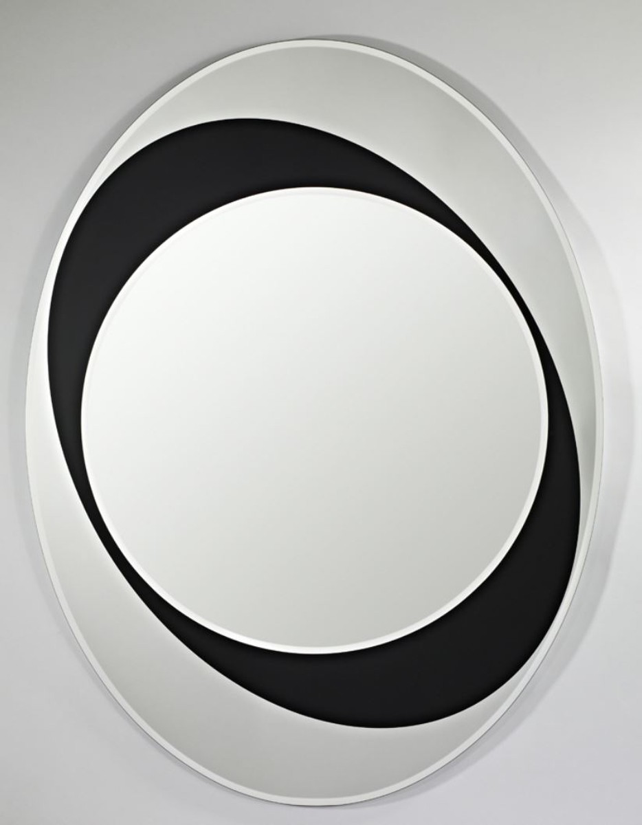 Casa Padrino miroir design noir / blanc 83 x H. 110 cm - Collection Luxe Casa Padrino miroir design noir / blanc 83 x H. 110 cm - Collection Luxe