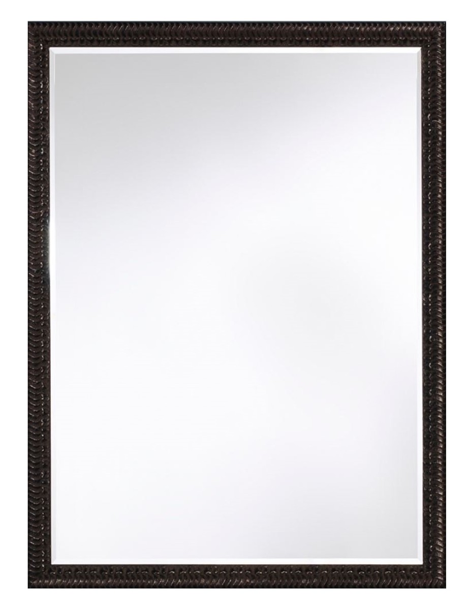 Casa Padrino baroque wall mirror black 56 x H. 75 cm - Furniture and Accessories in Baroque Style Casa Padrino baroque wall mirror black 56 x H. 75 cm - Furniture and Accessories in Baroque Style