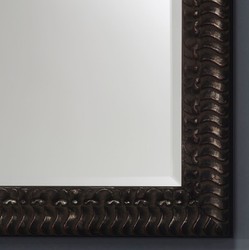 Casa Padrino baroque wall mirror black 56 x H. 75 cm - Furniture and Accessories in Baroque Style
