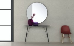 Casa Padrino espejo de lujo gris humo 96 x H. 96 cm - Muebles de Diseño y Accesorios Casa Padrino espejo de lujo gris humo 96 x H. 96 cm - Muebles de Diseño y Accesorios