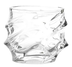 Casa Padrino Service à Whisky en Cristal - 5 pièces avec Carafe et 4 Verres - Transparent - 18 x 10,5 x H. 26 cm / 9 x 9 x H. 9,5 cm
