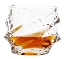 Casa Padrino Service à Whisky en Cristal - 5 pièces avec Carafe et 4 Verres - Transparent - 18 x 10,5 x H. 26 cm / 9 x 9 x H. 9,5 cm