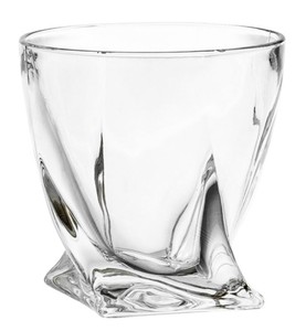 Casa Padrino Kristallglas Whisky / Cognac 6er Set - Luxus Hotel & Restaurant Accessoires - 2 Flaschen (11x10xH.38cm) & 4 Gläser (Ø9xH.9,5cm)