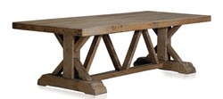 Casa Padrino luxe table à manger en bois de pin massif - Meubles de Salle à Manger de Luxe